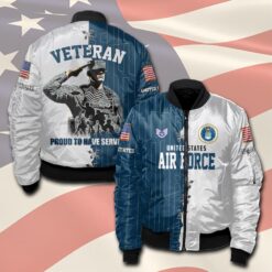 US Air Force , We Own The Sky - Bomber Jacket