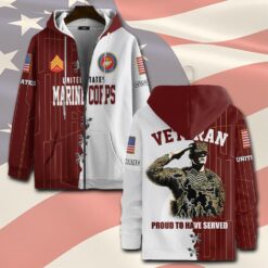 US Marine Corps, E 3 Marines Lance Corporal - Zip Hoodie
