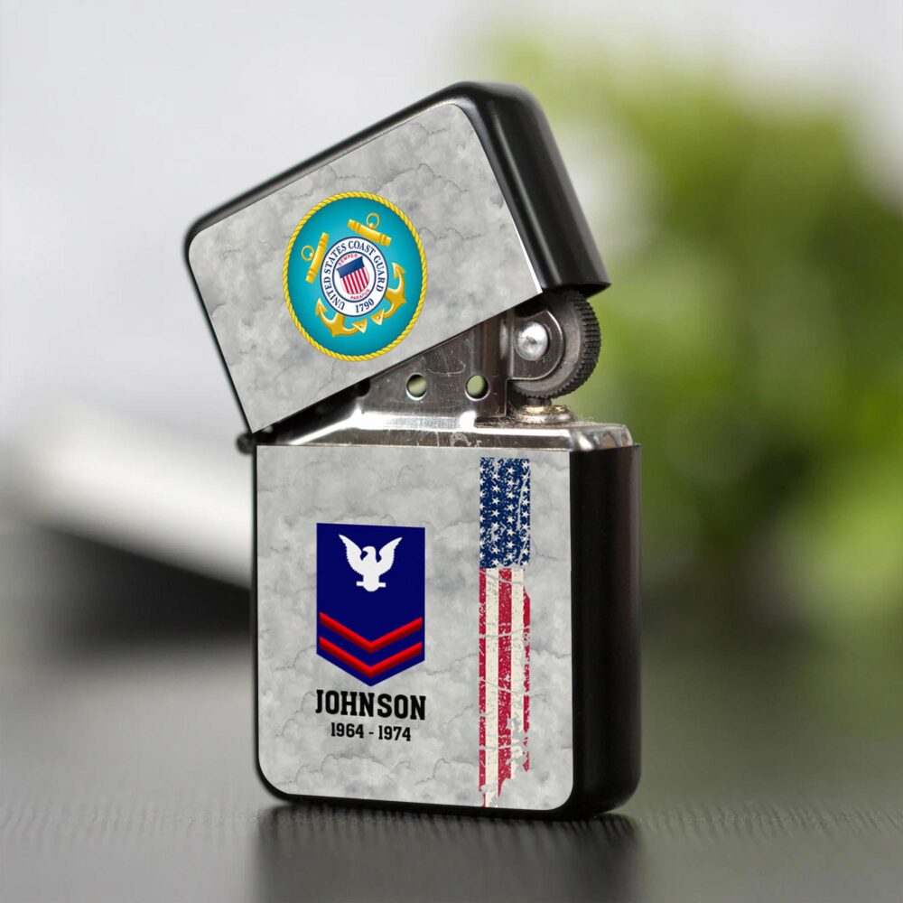 US Coast Guard, E 6 Gold - Lighter - Image 2