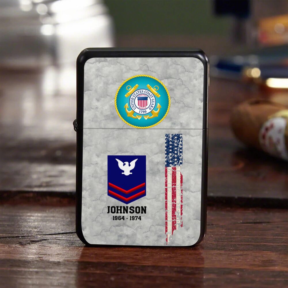 US Coast Guard, E 6 Gold - Lighter - Image 5