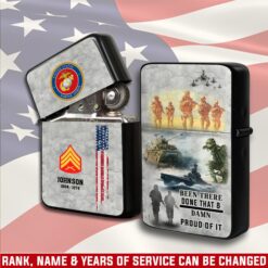 US Marine Corps, American By Birth, Veteran By Choice - Lighter