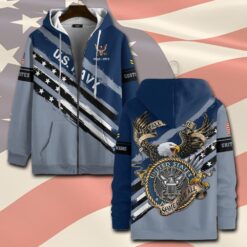 US Navy, Thank a Veteran - Zip Hoodie
