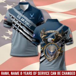 US Air Force , We Own The Sky - Polo Shirt