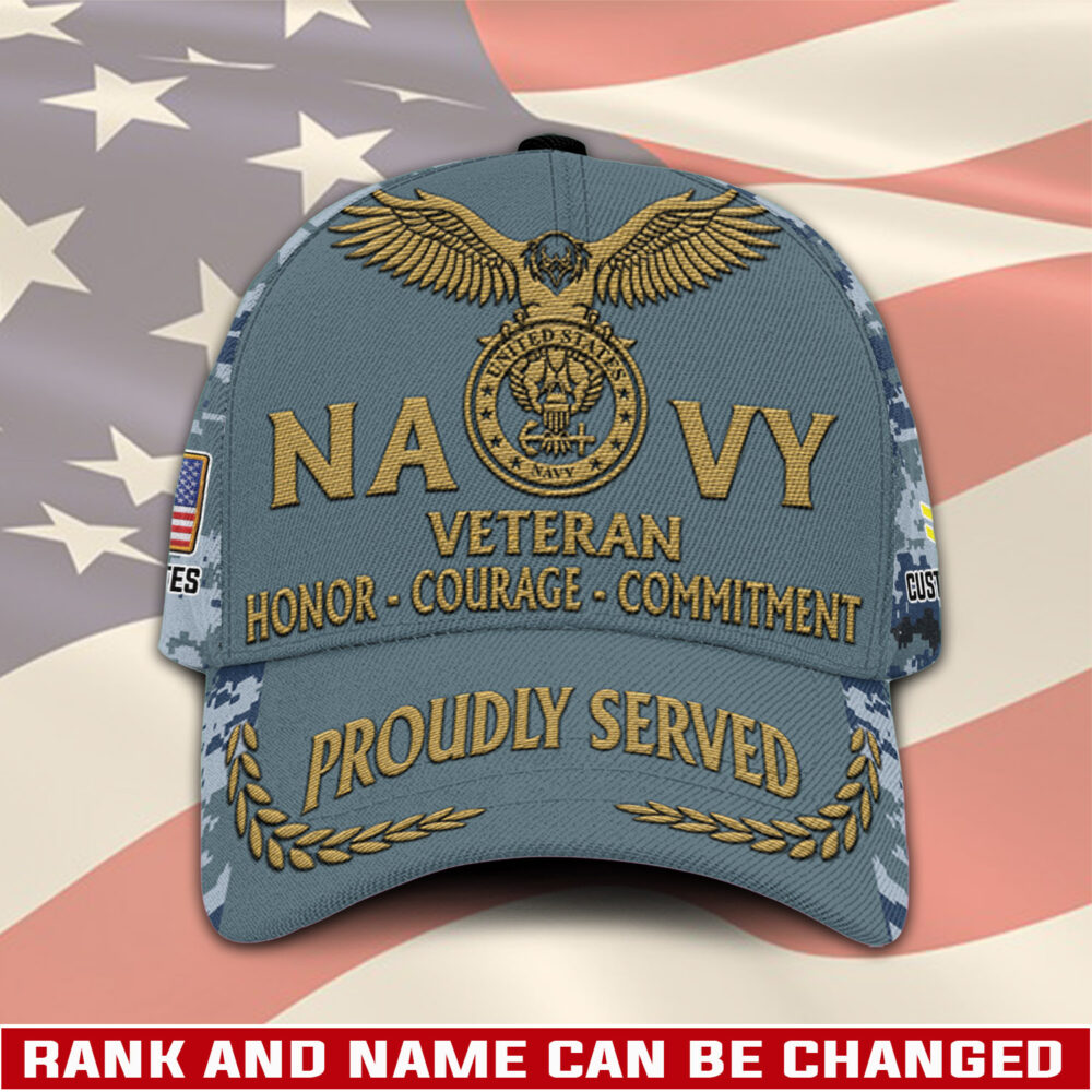 US Navy, Honor, Duty, Service - Classic Cap