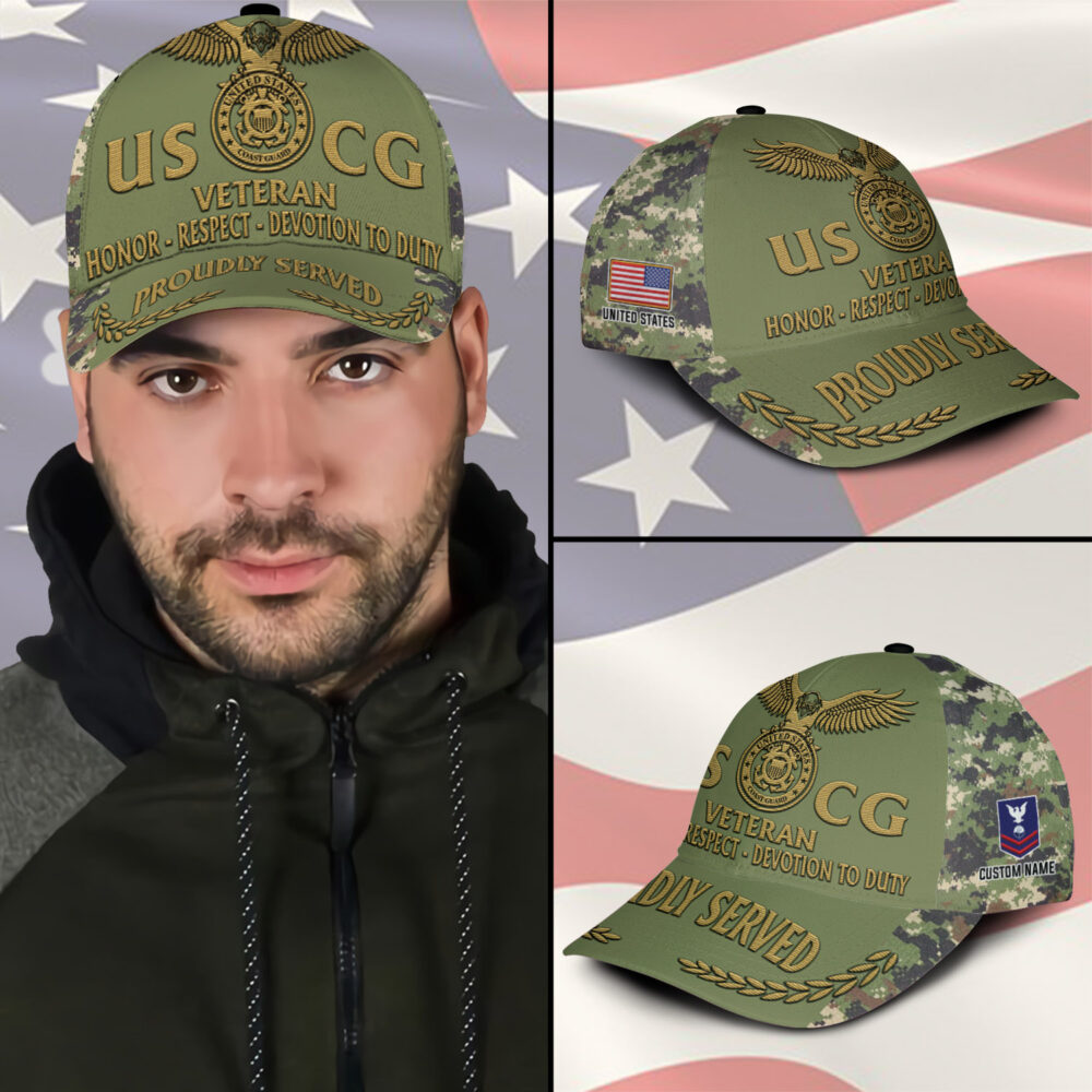 US Coast Guard, Freedom Isn't Free - Classic Cap - Image 3