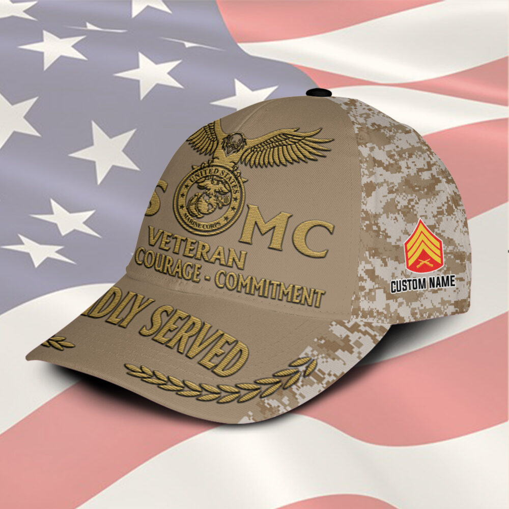 US Marine Corps, Never Retreat, Never Surrender - Classic Cap - Image 2
