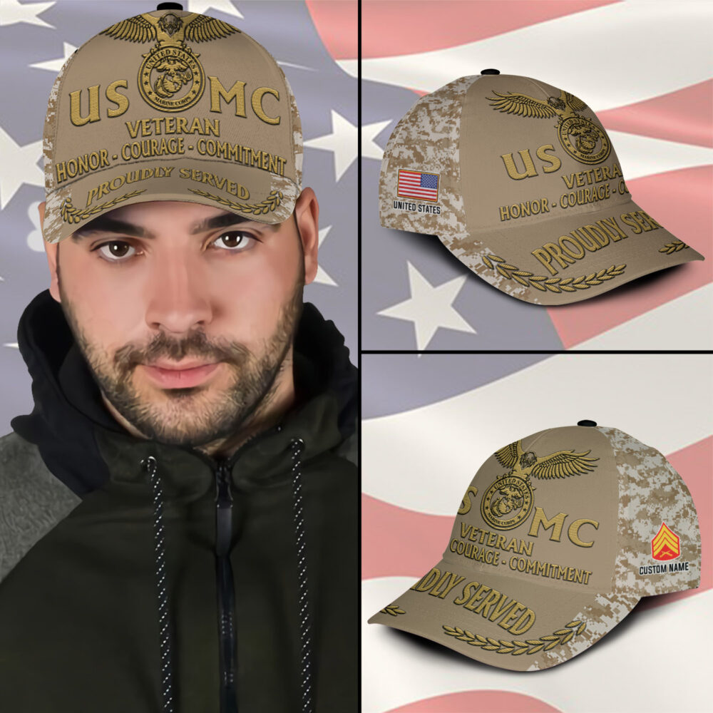 US Marine Corps, Never Retreat, Never Surrender - Classic Cap - Image 3