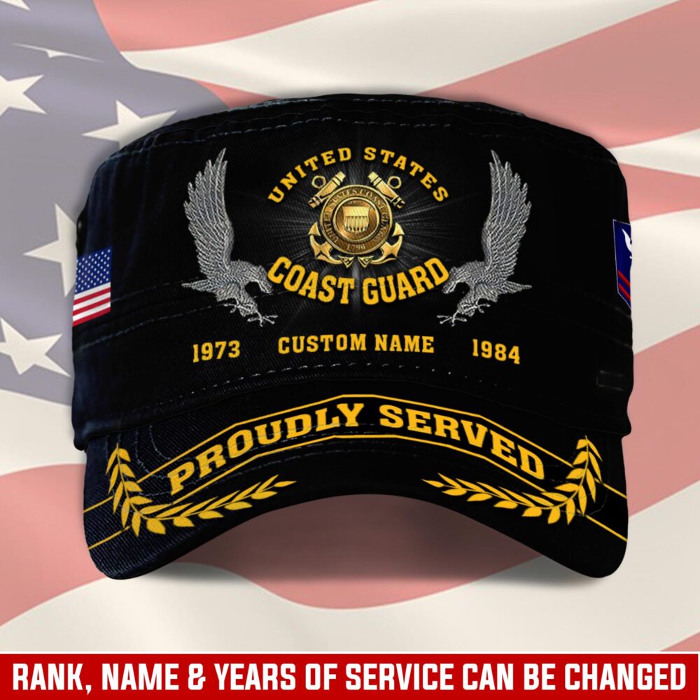 US Coast Guard, E 6 Red - Military Cap