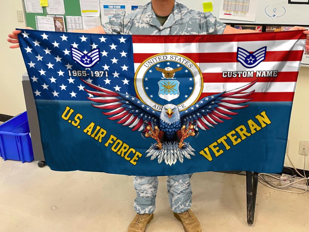 US Air Force , Honor, Duty, Service - Flying Flag 4×6 Feet(123×183 Cm) - Image 2