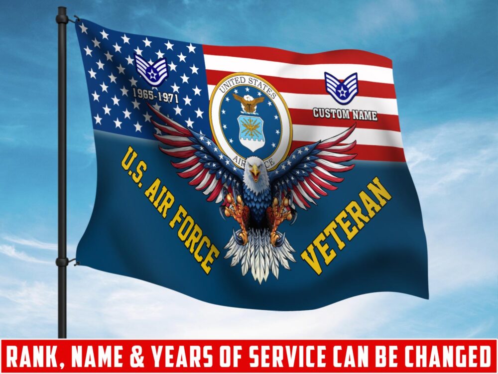 US Air Force , Honor, Duty, Service - Flying Flag 4×6 Feet(123×183 Cm)