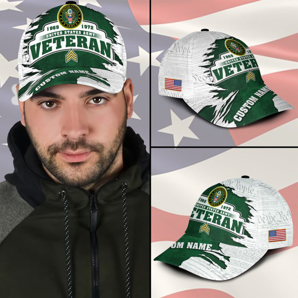 US Army, E 8 Army Master Sergeant - Classic Cap - Image 3