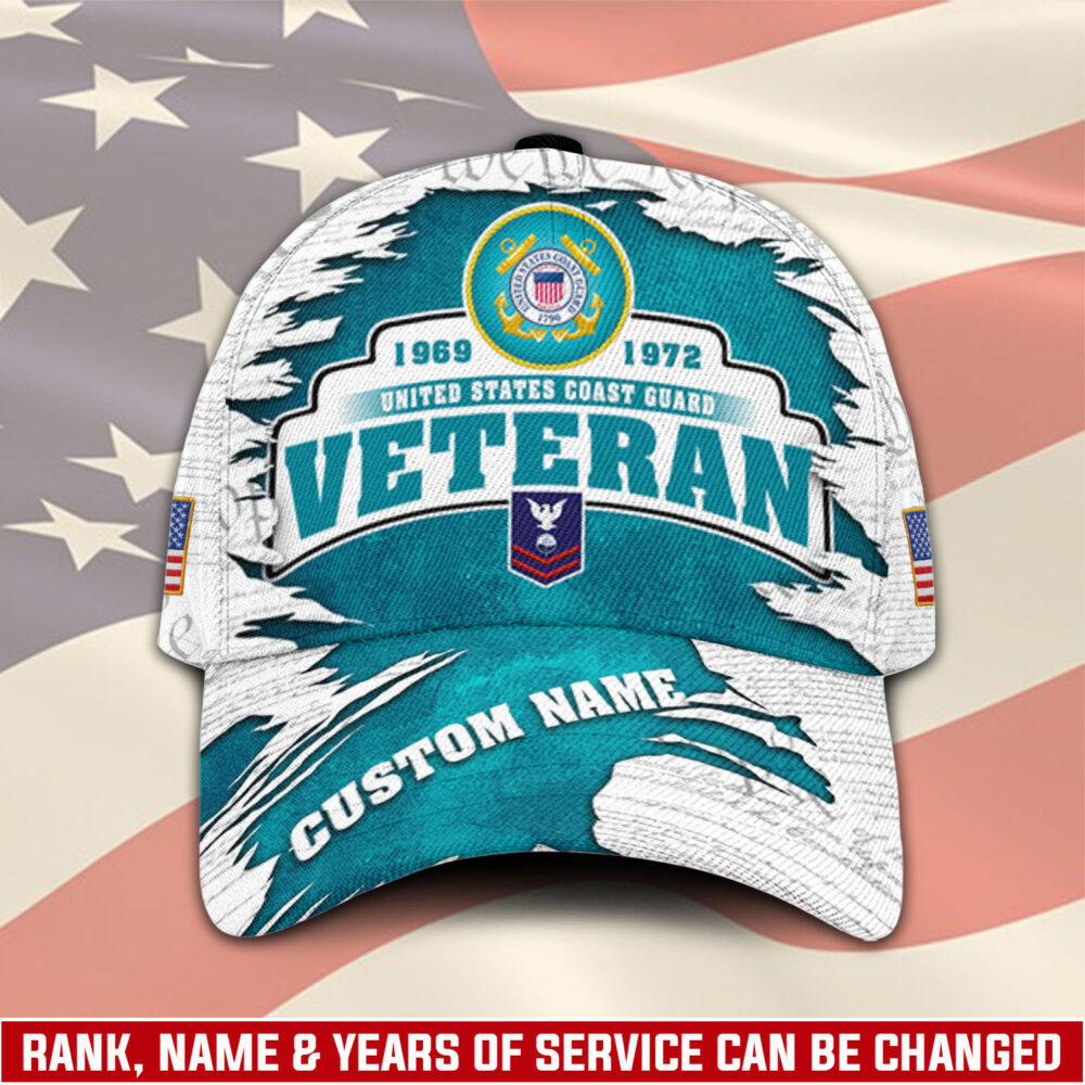 US Coast Guard, Honoring All Who Served - Classic Cap
