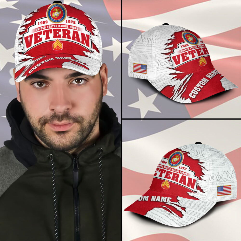 US Marine Corps, I Walked The Walk - Classic Cap - Image 3