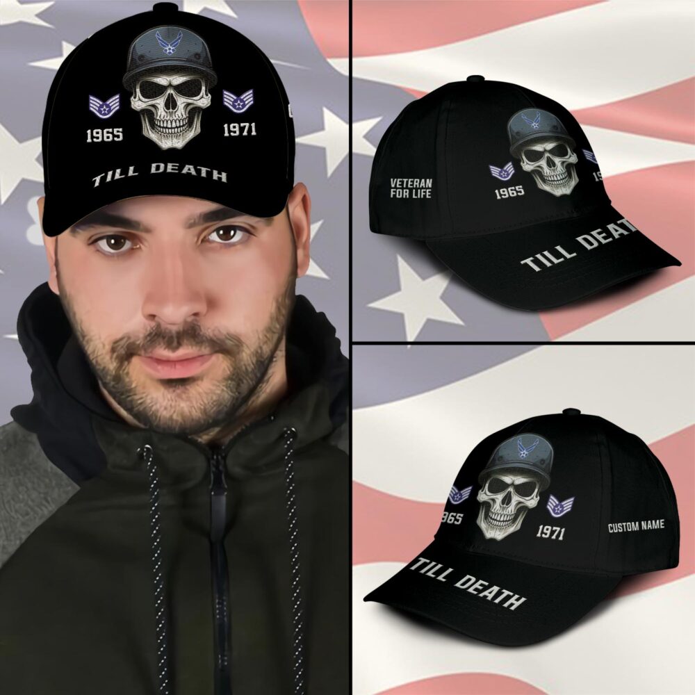 US Air Force , Remember - Honor - Respect - Embroidered Classic Cap - Image 3