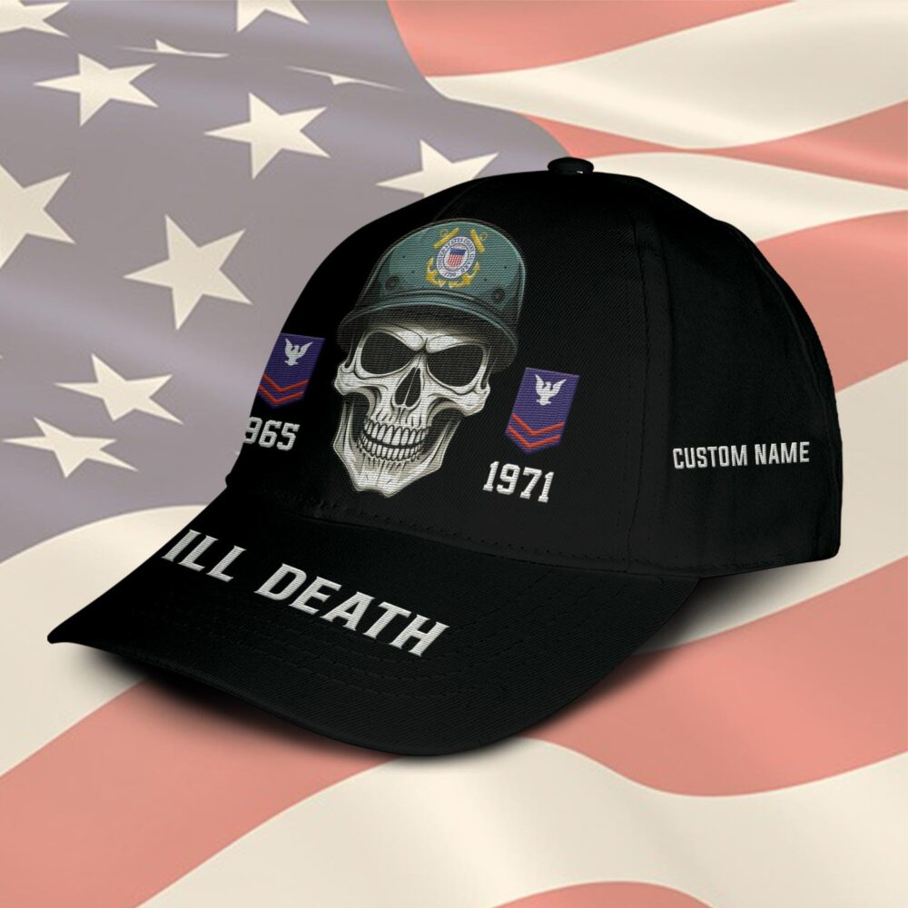 US Coast Guard, Defender of Freedom - Embroidered Classic Cap - Image 2