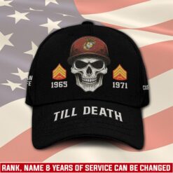 US Marine Corps, Honor, Duty, Service - Embroidered Classic Cap