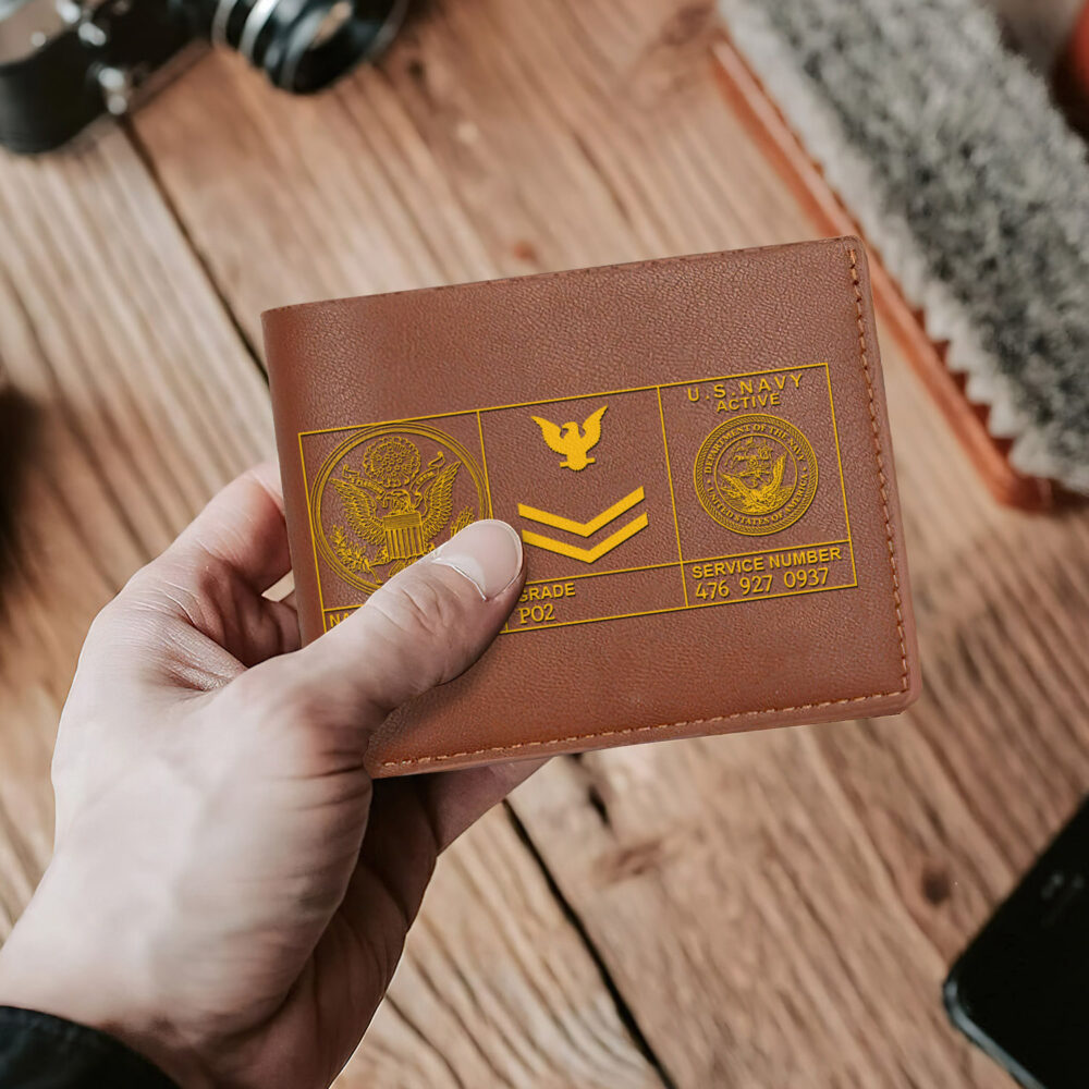 US Navy, Lest We Forget - Man Wallet - Image 2