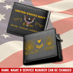 US Navy, Lest We Forget - Man Wallet