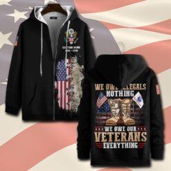 US Army, Proud To Have Served - Zip Hoodie