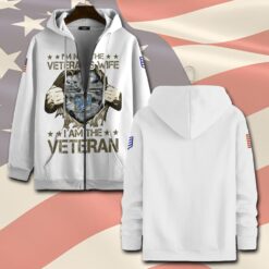 US Air Force , Proud To Have Served - Zip Hoodie