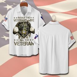 US Coast Guard, Freedom Over Fear - Short Sleeve Button Shirt