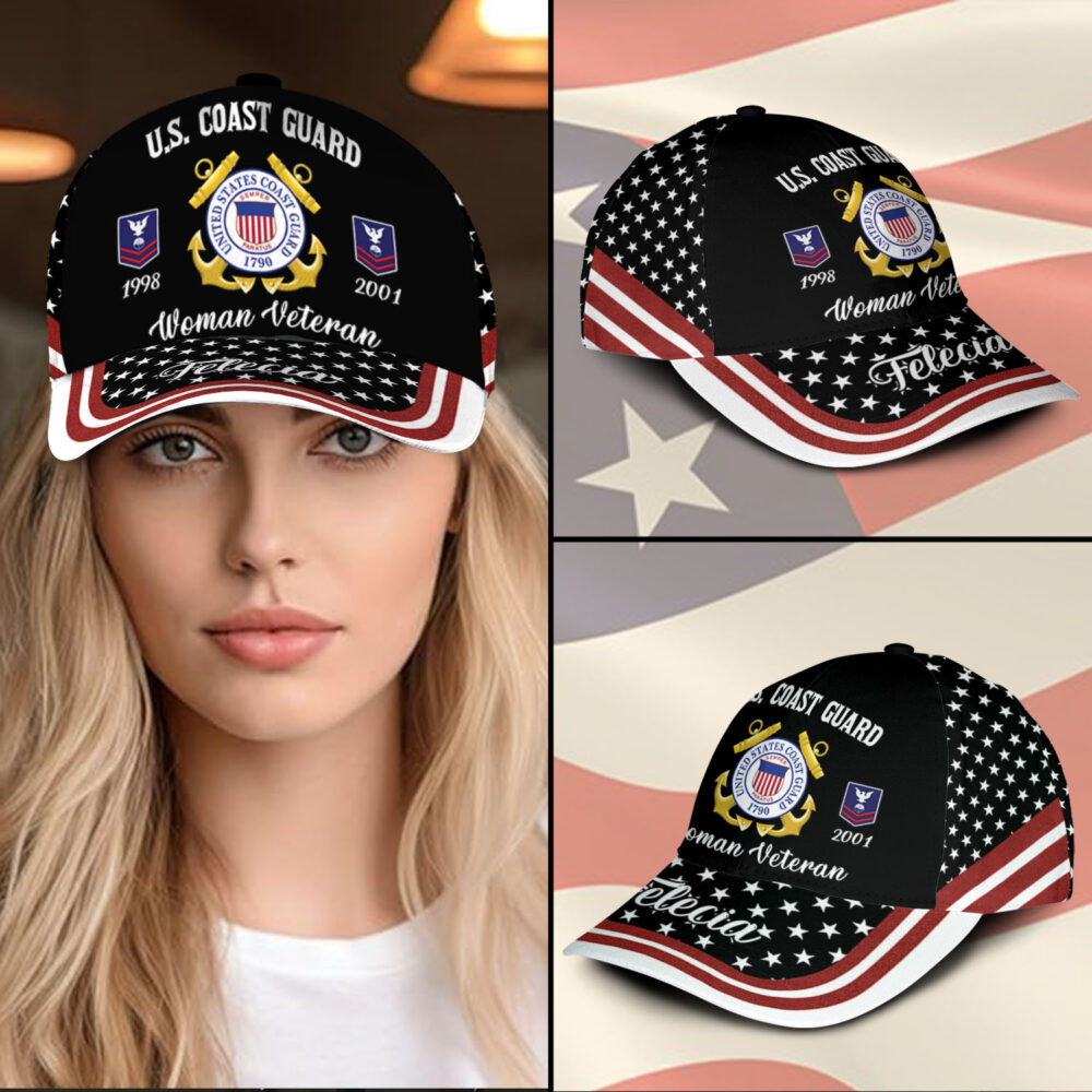 US Coast Guard, E 5 Gold - Classic Cap - Image 3