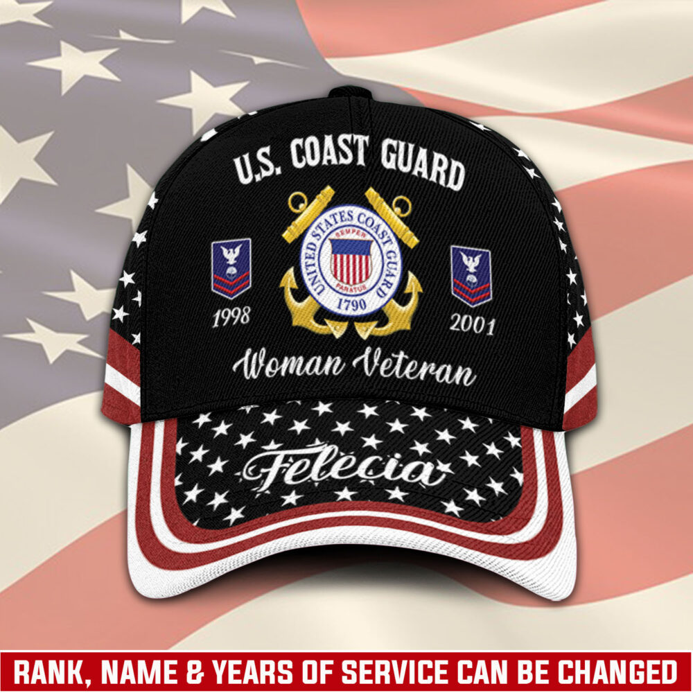 US Coast Guard, E 5 Gold - Classic Cap