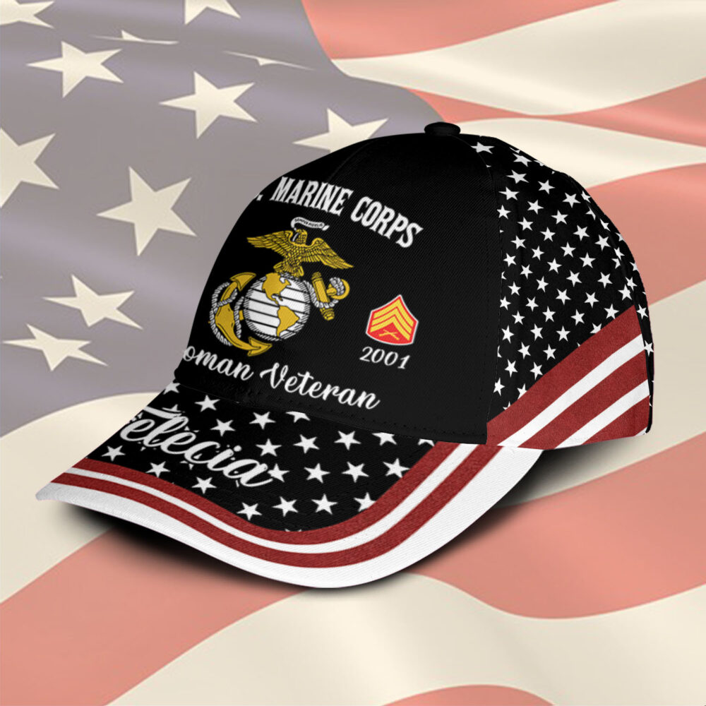 US Marine Corps, E 3 Marines Lance Corporal - Classic Cap - Image 2