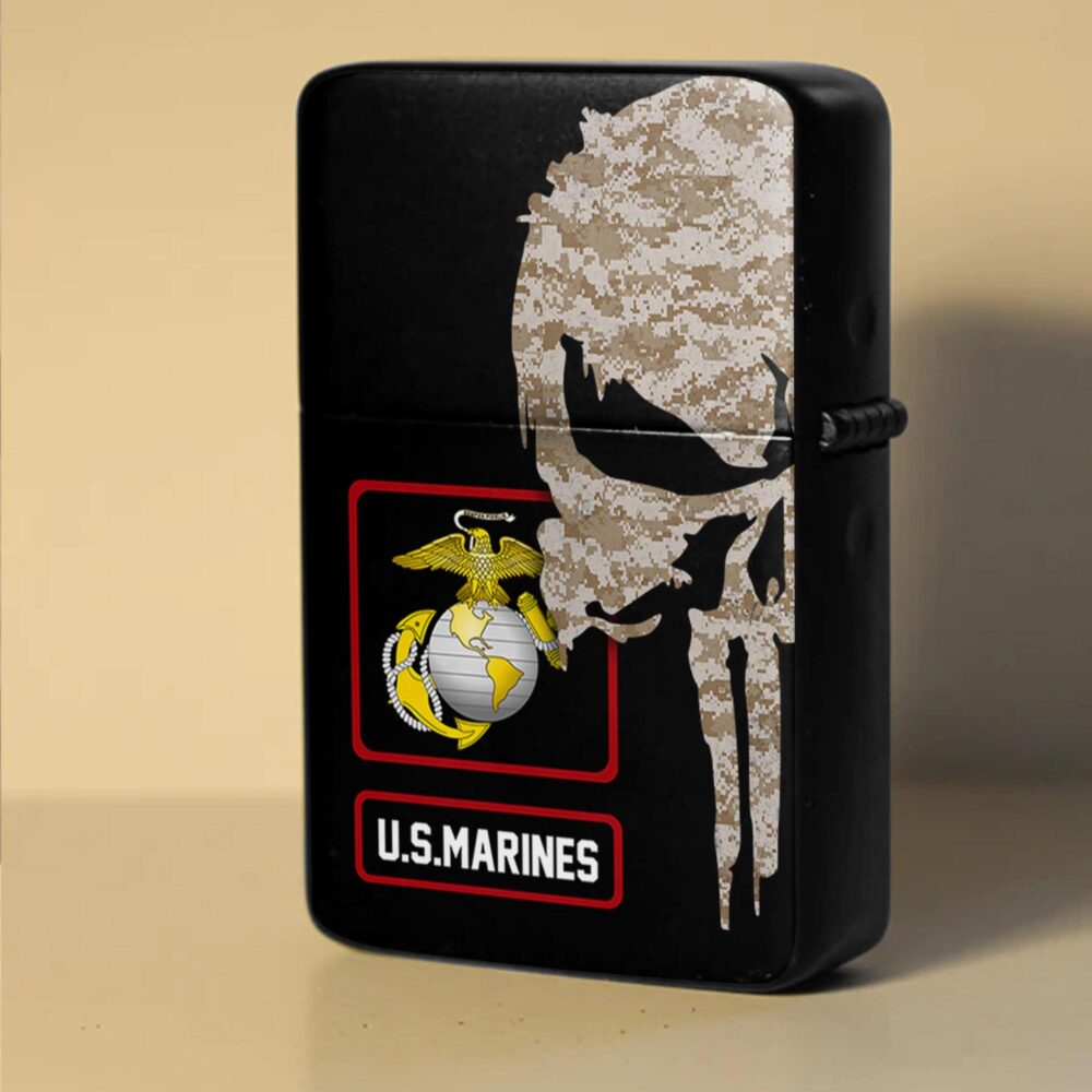US Marine Corps, Land Of The Free, Because Of The Brave - Lighter - Image 3