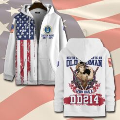 US Air Force , I Walked The Walk - Zip Hoodie