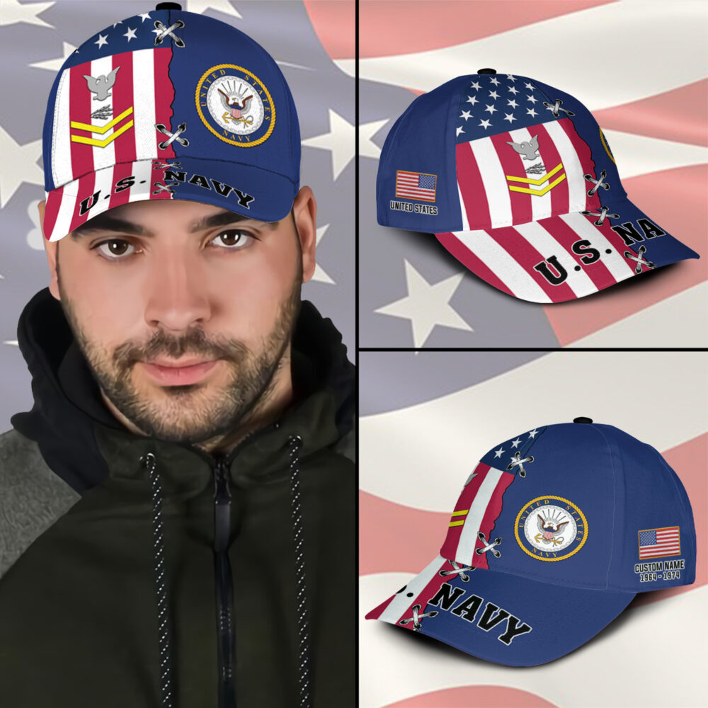 US Navy, Freedom Over Fear - Classic Cap - Image 3