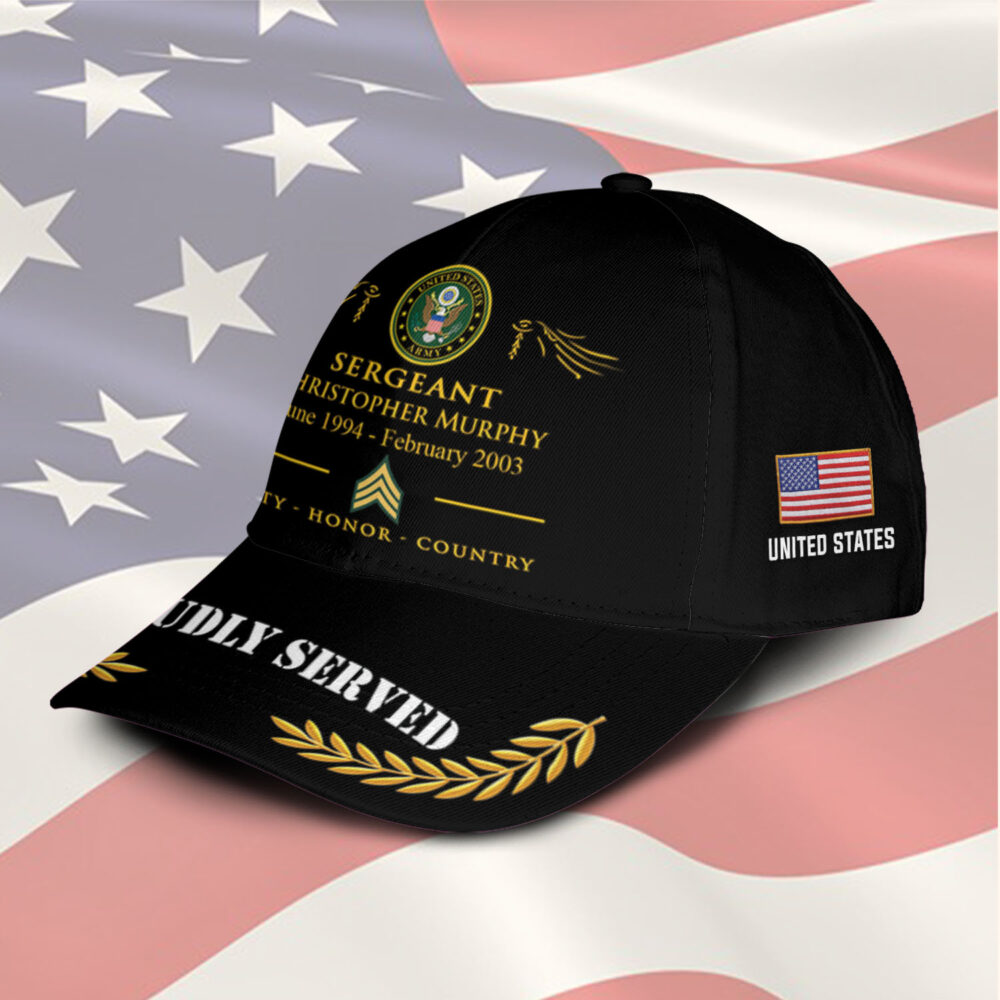 US Army, E 3 Army Private First Class - Classic Cap - Image 2