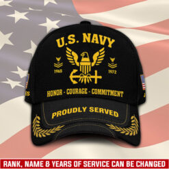 US Navy, Honor, Duty, Service - Classic Cap