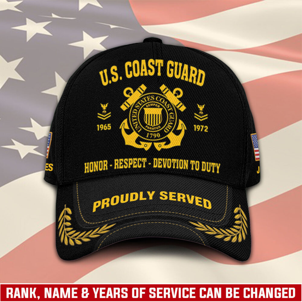 US Coast Guard, E 4 Red - Classic Cap