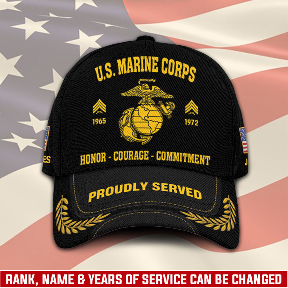 US Marine Corps, E 7 Marines Gunnery Sergeant - Classic Cap