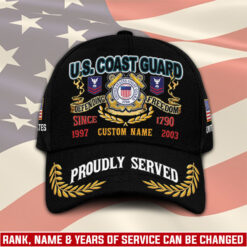 US Coast Guard, E 5 Gold - Classic Cap