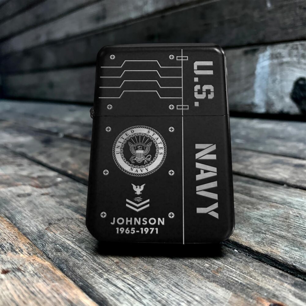 US Navy, Once A Sailor, Always A Sailor - Engraved Lighter - Image 5