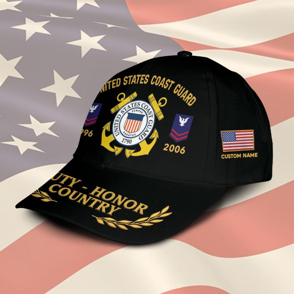 US Coast Guard, I Walked The Walk - Classic Cap - Image 2