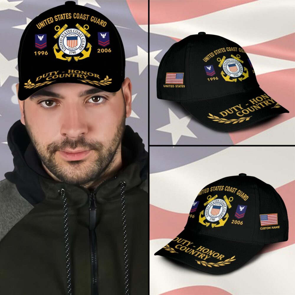 US Coast Guard, I Walked The Walk - Classic Cap - Image 3
