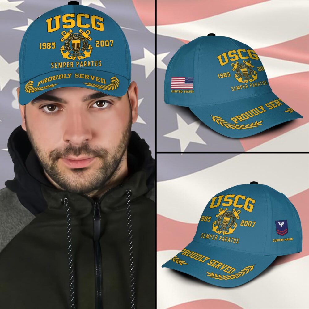 US Coast Guard, Born Ready - Classic Cap - Image 3