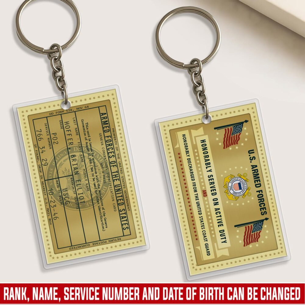 US Coast Guard - Acrylic Keychain