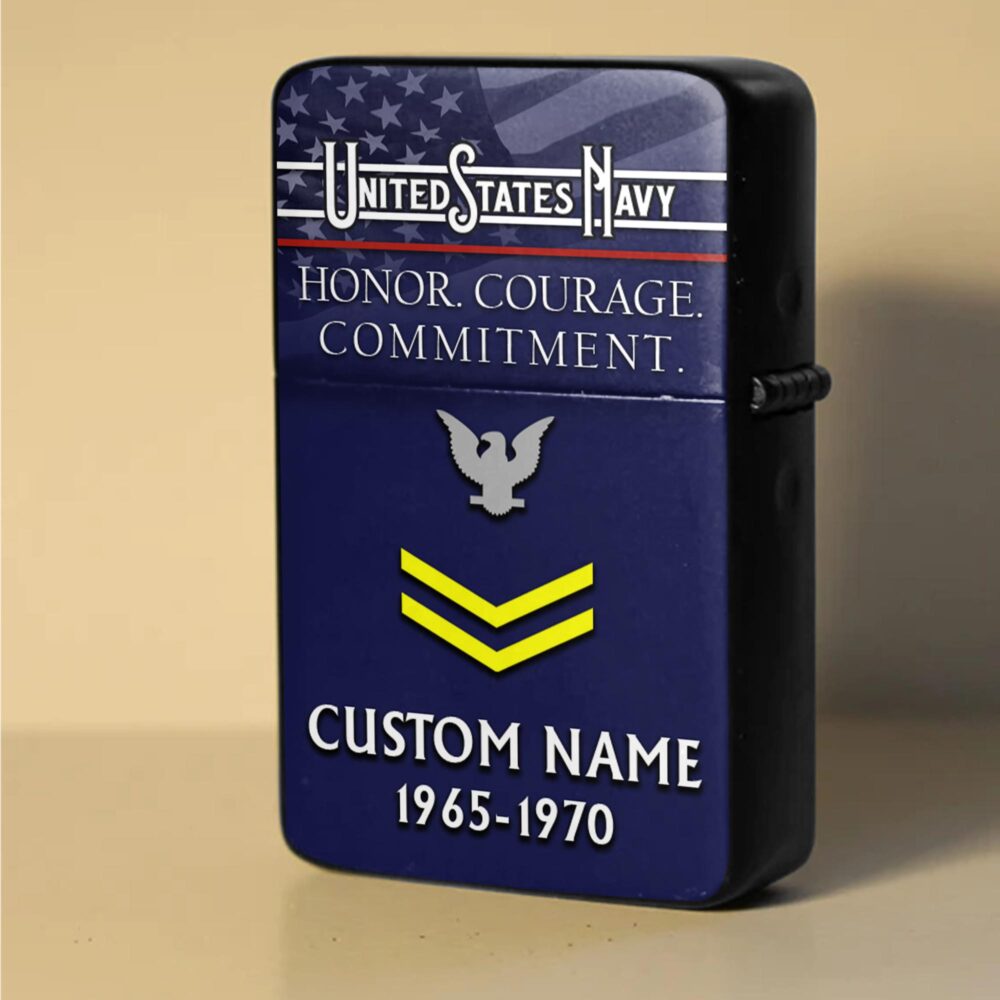 US Navy, American By Birth, Veteran By Choice - Lighter - Image 3
