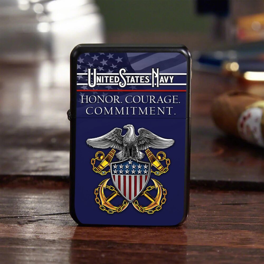 US Navy, American By Birth, Veteran By Choice - Lighter - Image 5