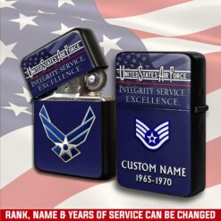 US Air Force , Proud Veteran - Lighter