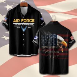US Air Force , E 8 Air Force Senior Master Sergeant - Short Sleeve Button Shirt