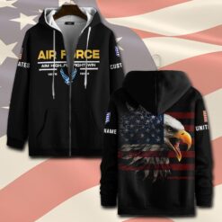 US Air Force , E 6 Air Force Technical Sergeant - Zip Hoodie