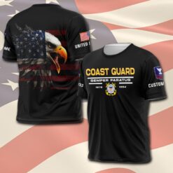 US Coast Guard, Freedom Over Fear - T-Shirt