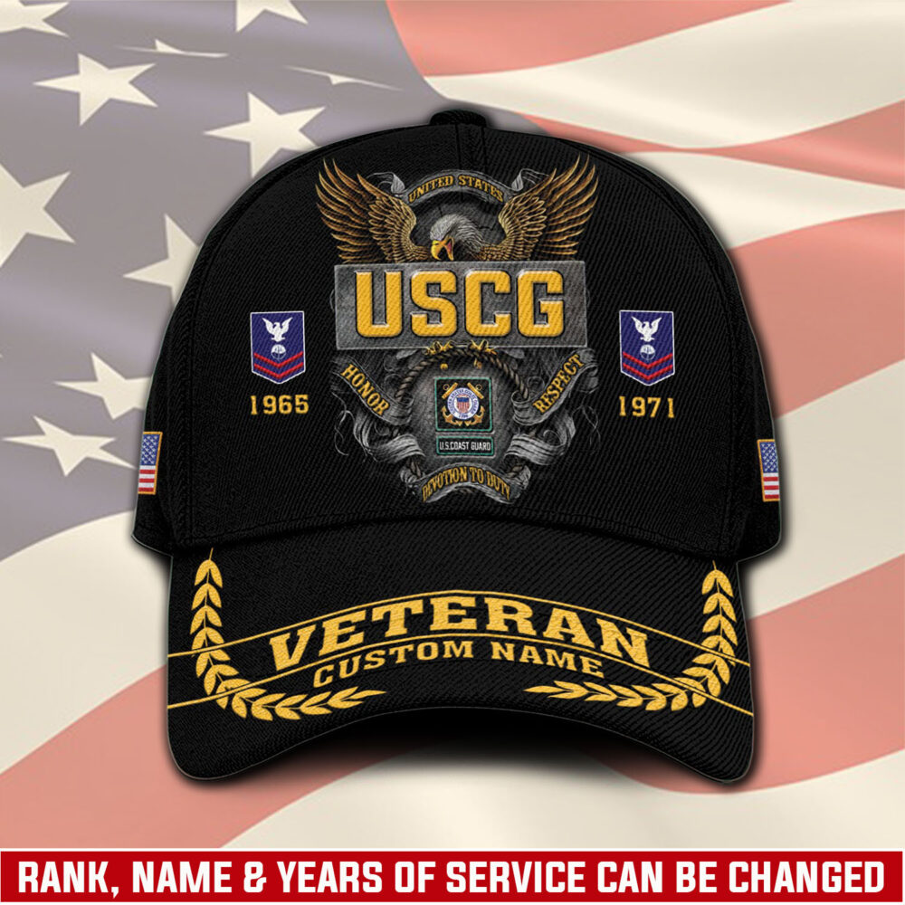 US Coast Guard, Remember - Honor - Respect - Classic Cap