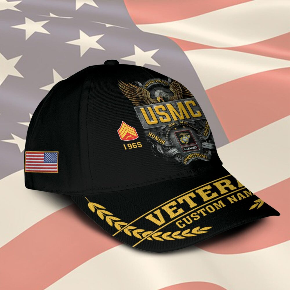 US Marine Corps, Honoring All Who Served - Classic Cap - Image 2