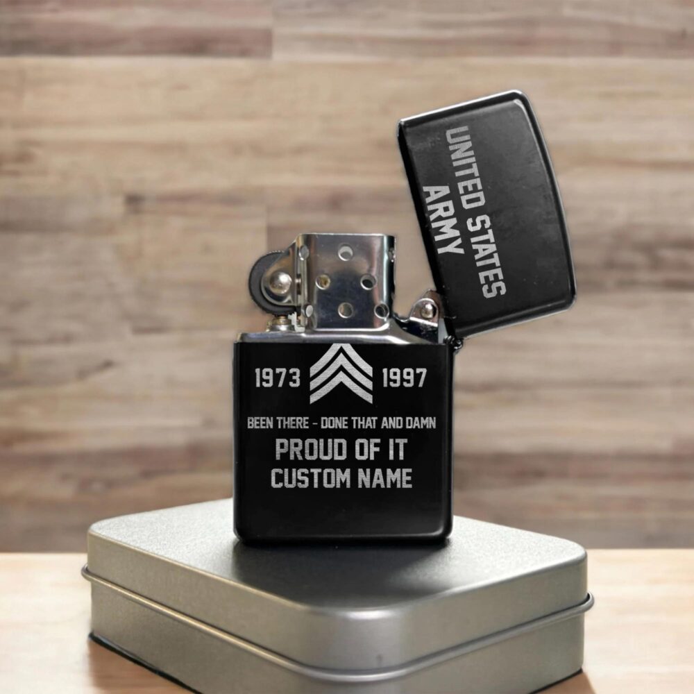 US Army, Honor The Fallen - Engraved Lighter - Image 3